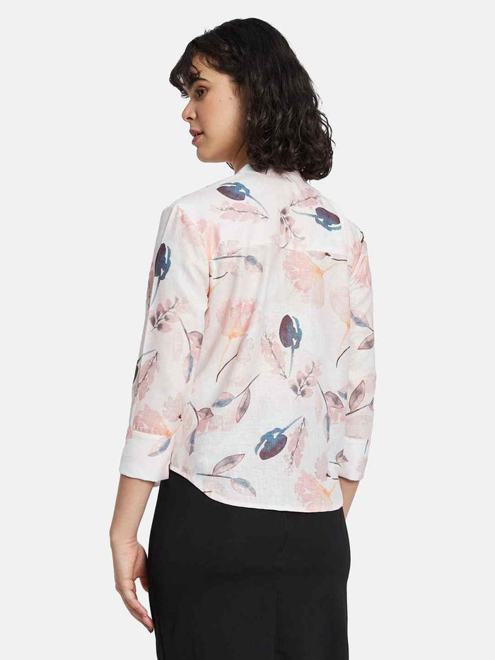 METTLE Floral Print Cotton Top