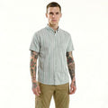 METTLE Men Fern Multi Stripes Striped Casual Shirt