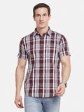 METTLE Men Multi Stripes Opaque Striped Casual Shirt