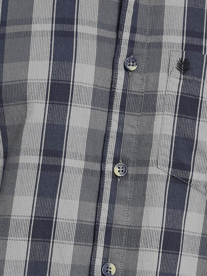METTLE Men Multi Stripes Opaque Striped Casual Shirt