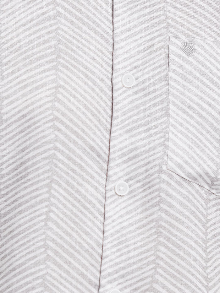 METTLE Men Opaque Printed Casual Shirt
