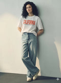 METTLE Off White Women Printed T-shirt