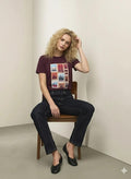 METTLE Wine Women Printed T-shirt
