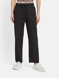METTLE Women Cotton Mid Rise Track Pants