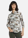 METTLE Women Floral Opaque Printed Casual Shirt