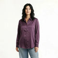 METTLE Women Lilac Casual Shirt