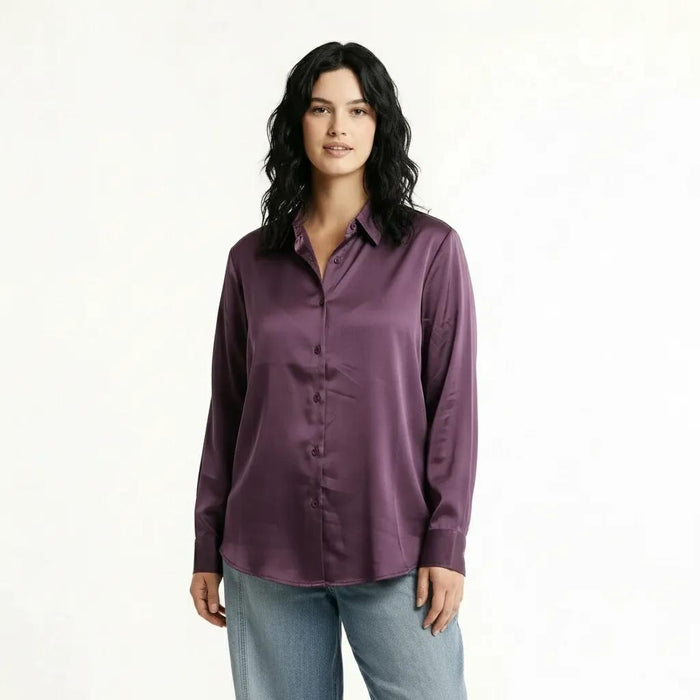 METTLE Women Lilac Casual Shirt