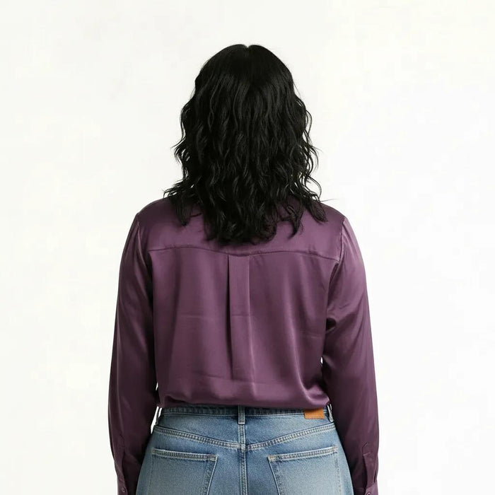 METTLE Women Lilac Casual Shirt