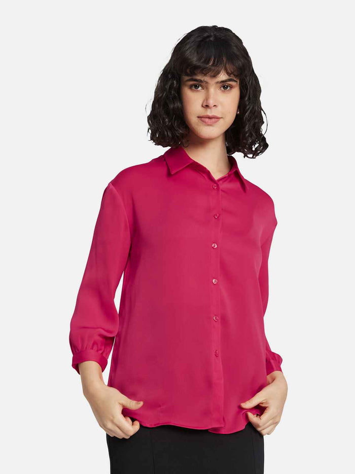 METTLE Women Opaque Casual Shirt