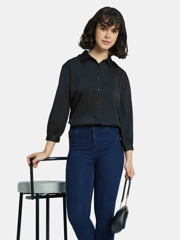 METTLE Women Opaque Casual Shirt