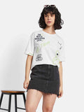 METTLE Women Printed T-shirt