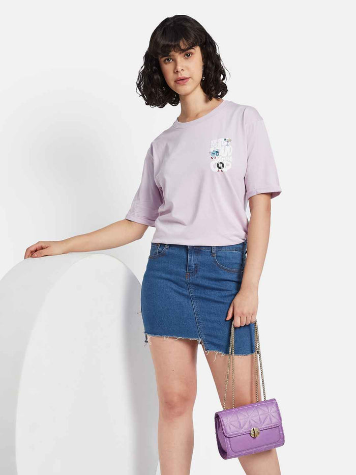 METTLE Women Printed T-shirt