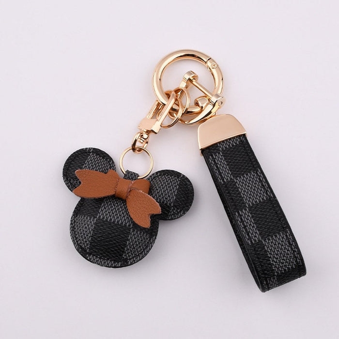 Black Square / Mickey Keychain