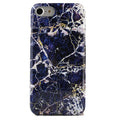 Midnight Gold Marble iPhone Case – Aesthetic Shockproof Phone Cover