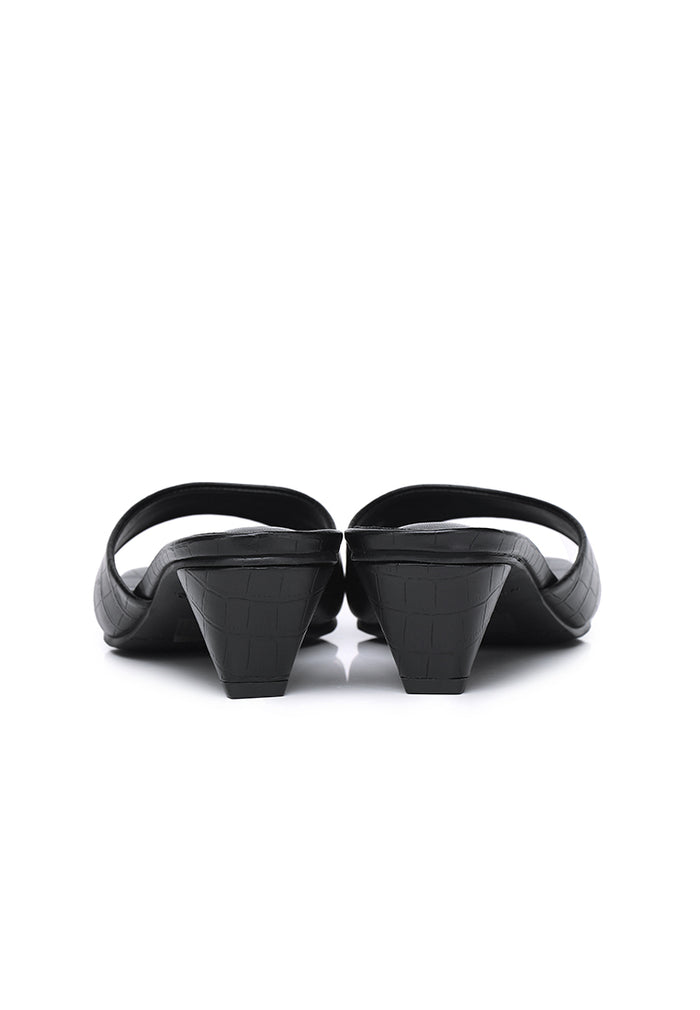 Millie Slip On Heels (Black)