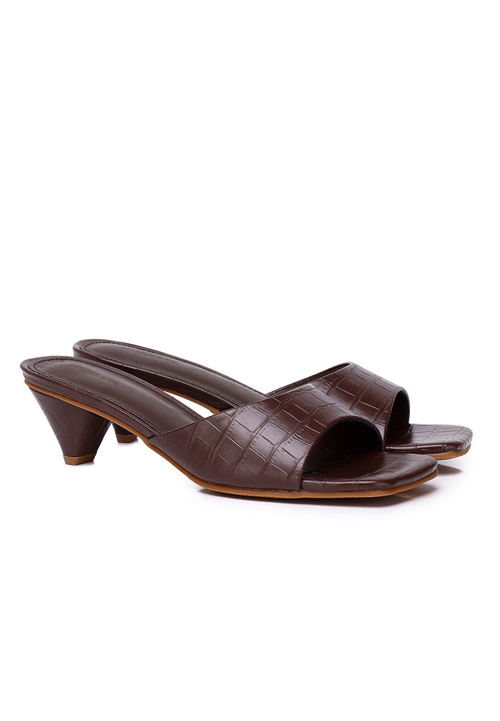Millie Slip On Heels (Espresso)