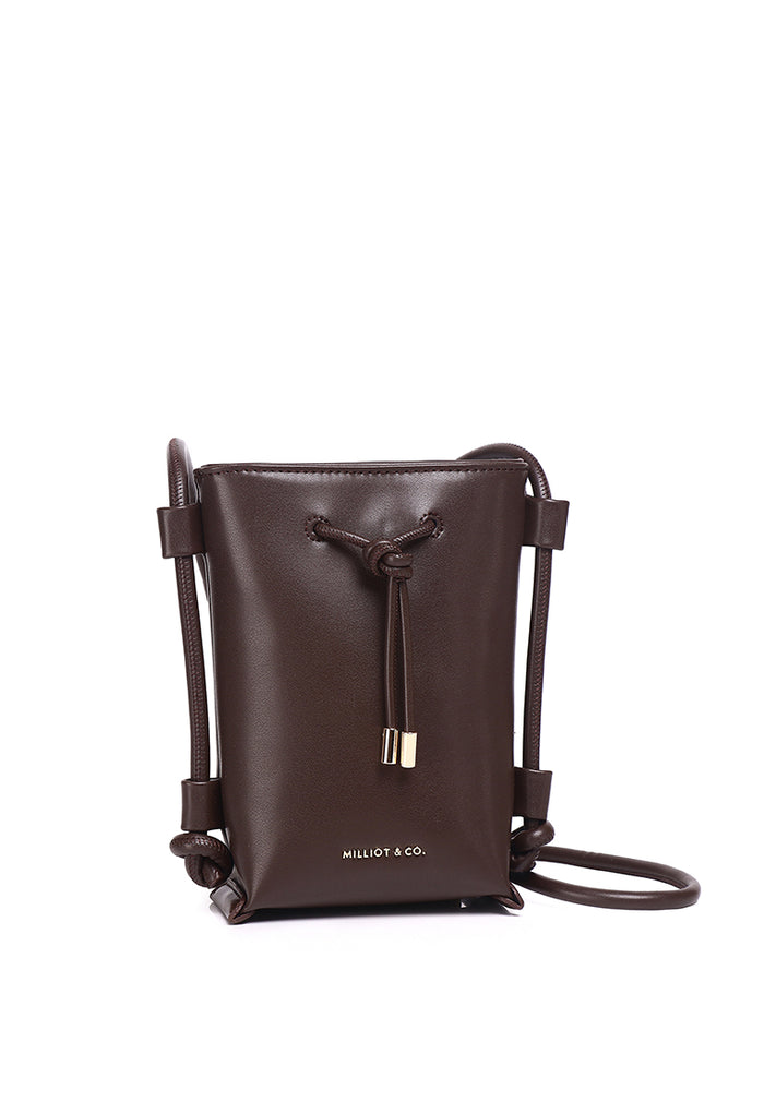 Mira Crossbody Phone Bag (Coffee)