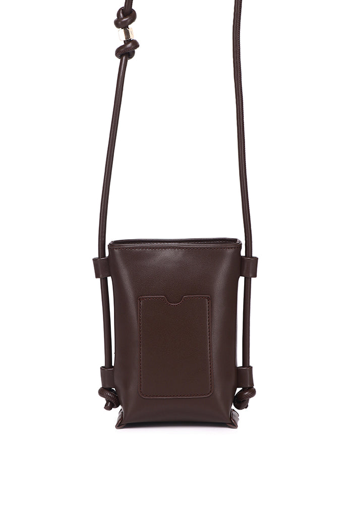 Mira Crossbody Phone Bag (Coffee)