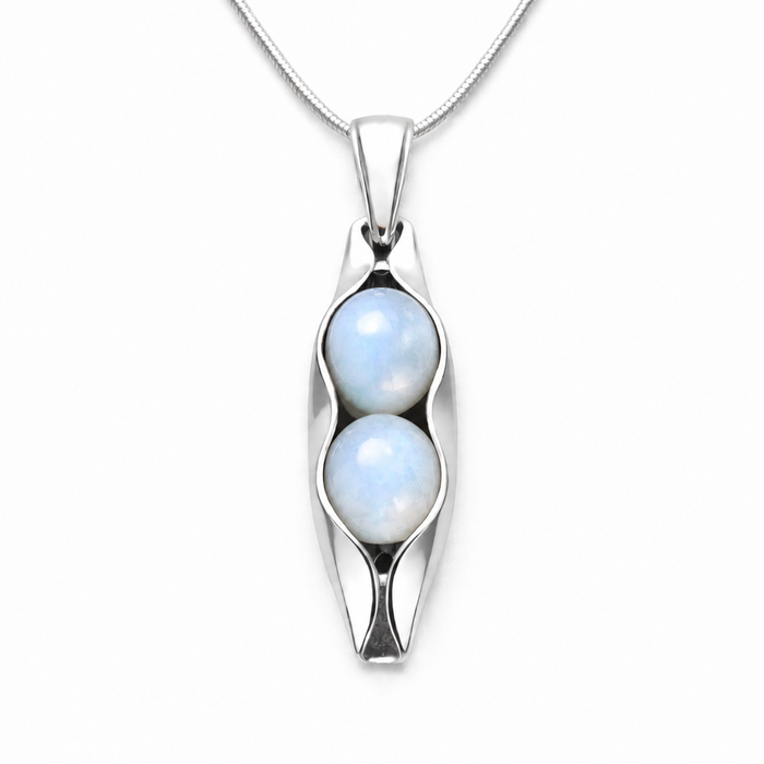 Moonstone | The Stone Of Calm | Two Peas in a Pod Necklace | Personalised Gift