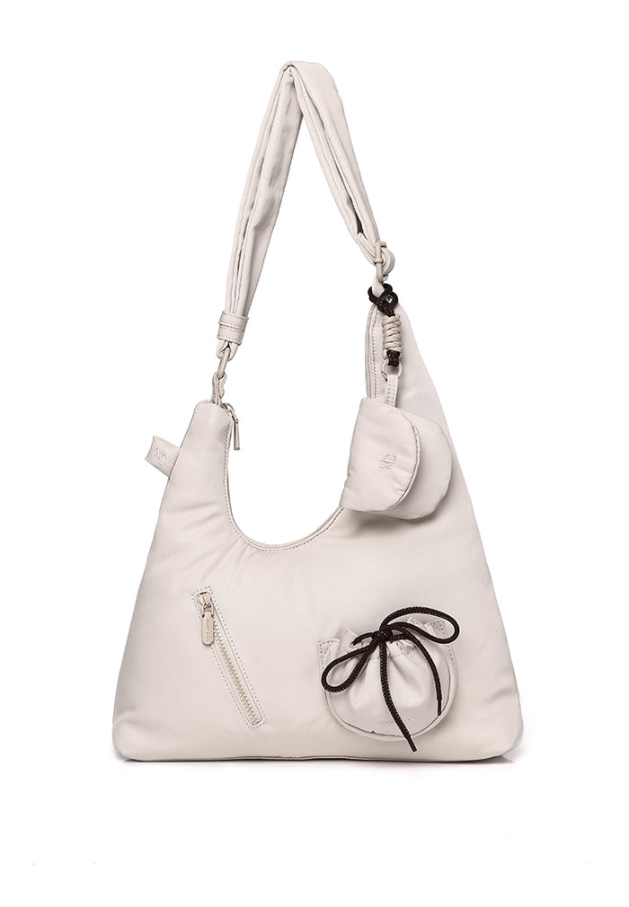 Mova Comfy Nylon Multi-Way Crossbody Bag (Beige)
