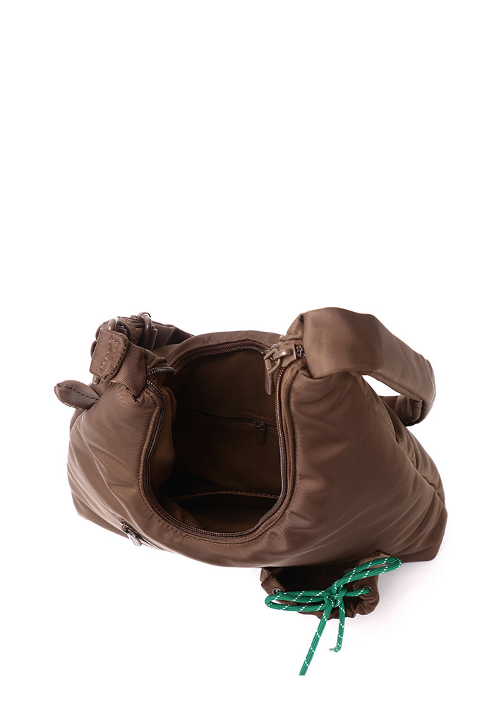 Mova Comfy Nylon Multi-Way Crossbody Bag (Coffee)