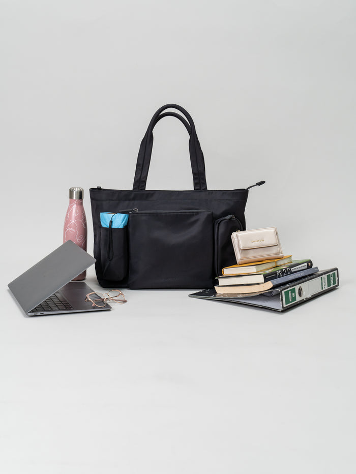 My Day Essentials Tote Bag (Black)