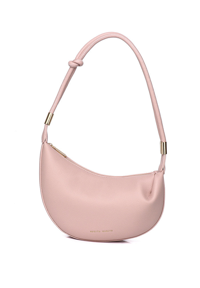 Nadia Knotted Shoulder Bag (Pink)