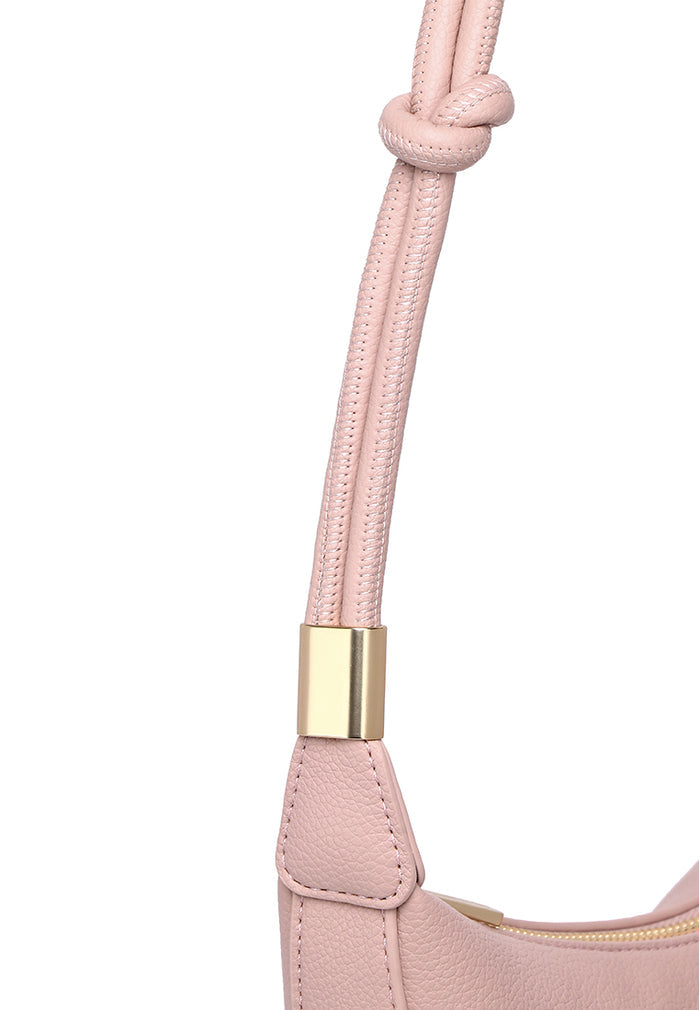 Nadia Knotted Shoulder Bag (Pink)
