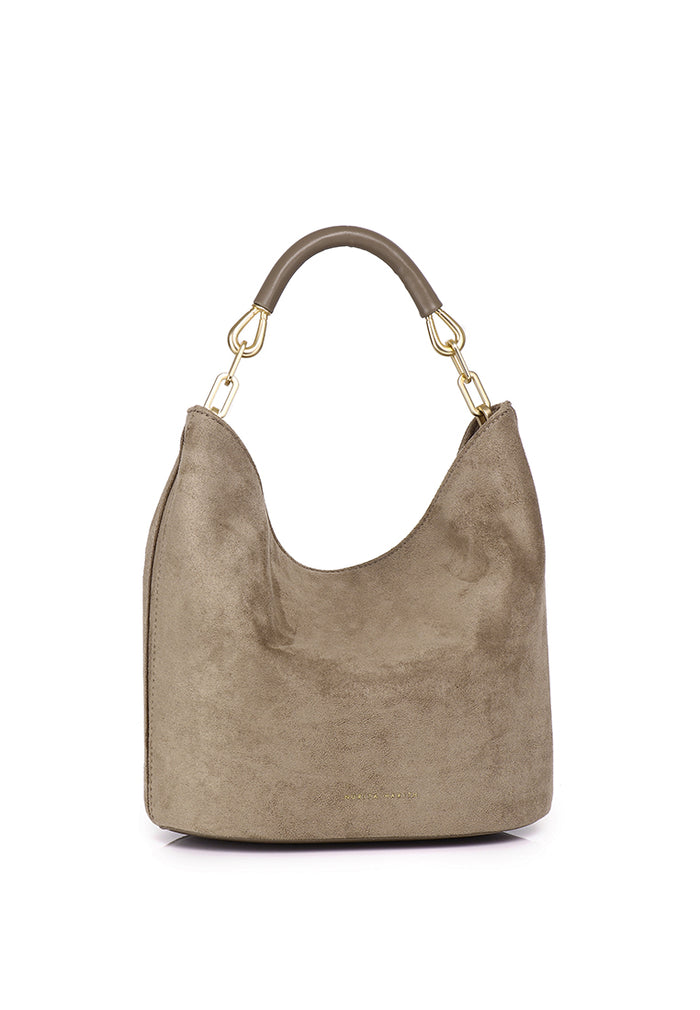 Nasya Top Handle Bag (Taupe)