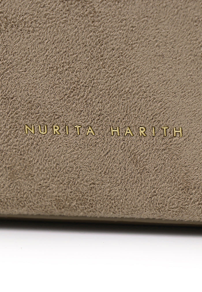 Nasya Top Handle Bag (Taupe)
