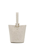 Nellie Petite Top Handle Bucket Bag (Khaki)