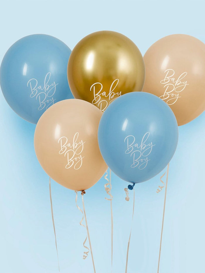 Patisserie Valerie's handmade New Baby Boy Balloons cake delivery