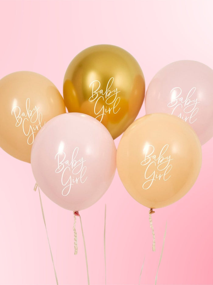 Patisserie Valerie's handmade New Baby Girl Balloons cake delivery