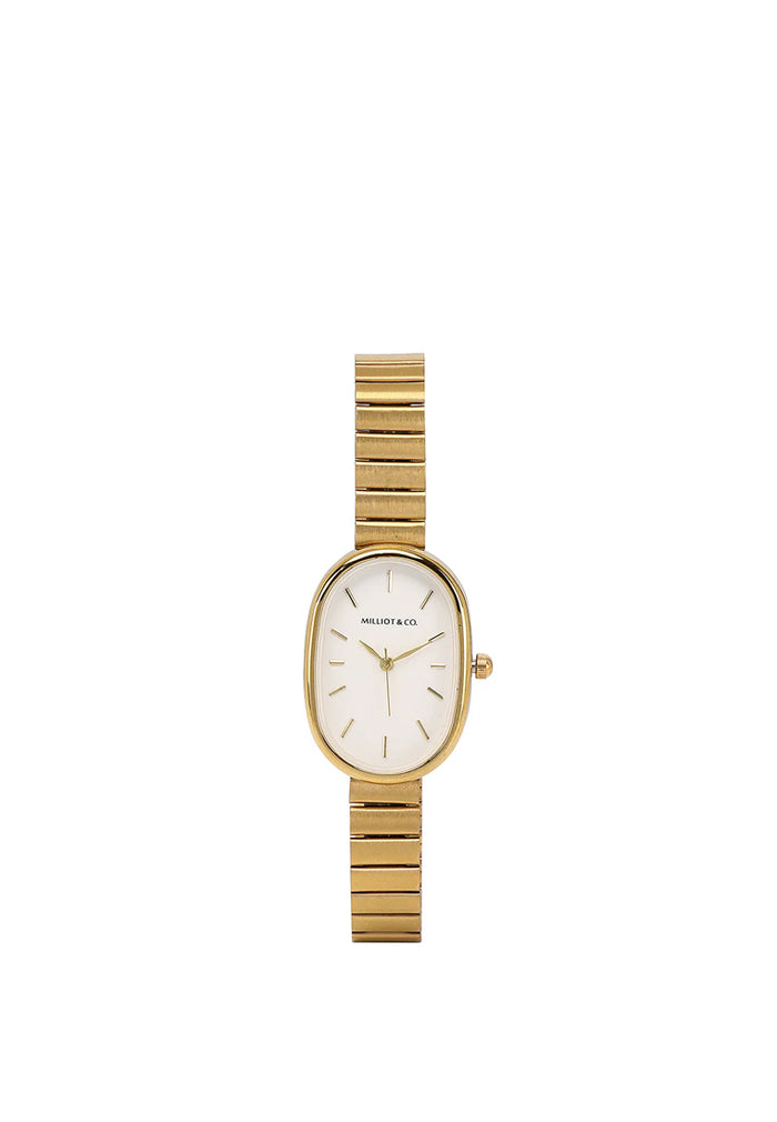 Noelle Gold Stainless Steel Analog Watch (Gold)