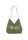 Norna Drawstring Shoulder Bag (Olive)