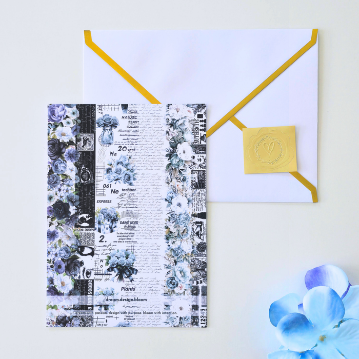 Notes Greeting Card Collection | Azure Blooms