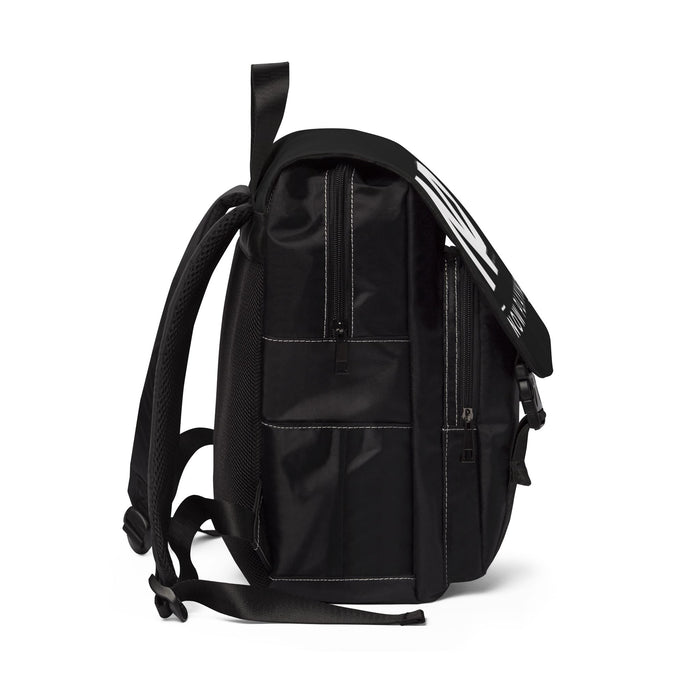 Now Playing Backpack — Black Logo Shoulder Backpack