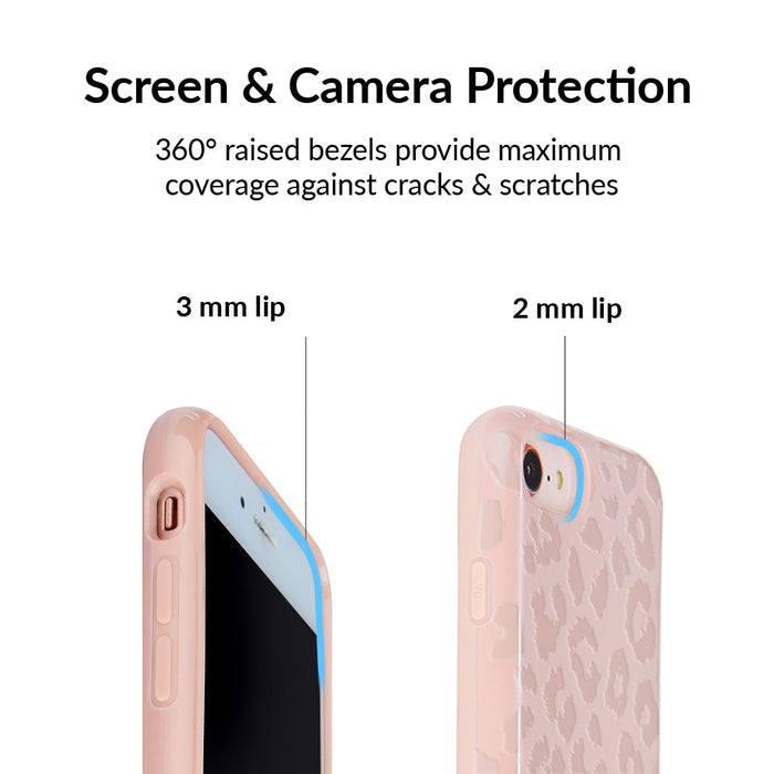 Nude Leopard iPhone Case – Trendy Protective Phone Cover