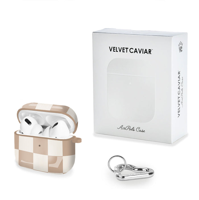 Nude Vibe Checker AirPods Case – Cute Protective Cover