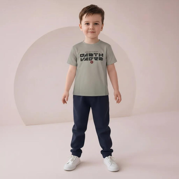 Octave Boys Arona Printed Round Neck Short Sleeves T-shirt