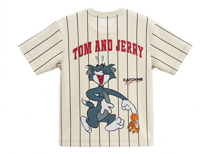 Octave Boys Cream Graphic Printed Tshirt