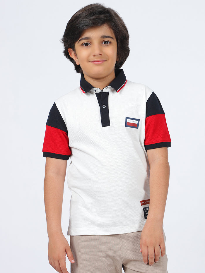 Octave Boys Polo Collar T-shirt