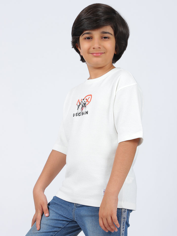 Octave Boys Printed T-shirt