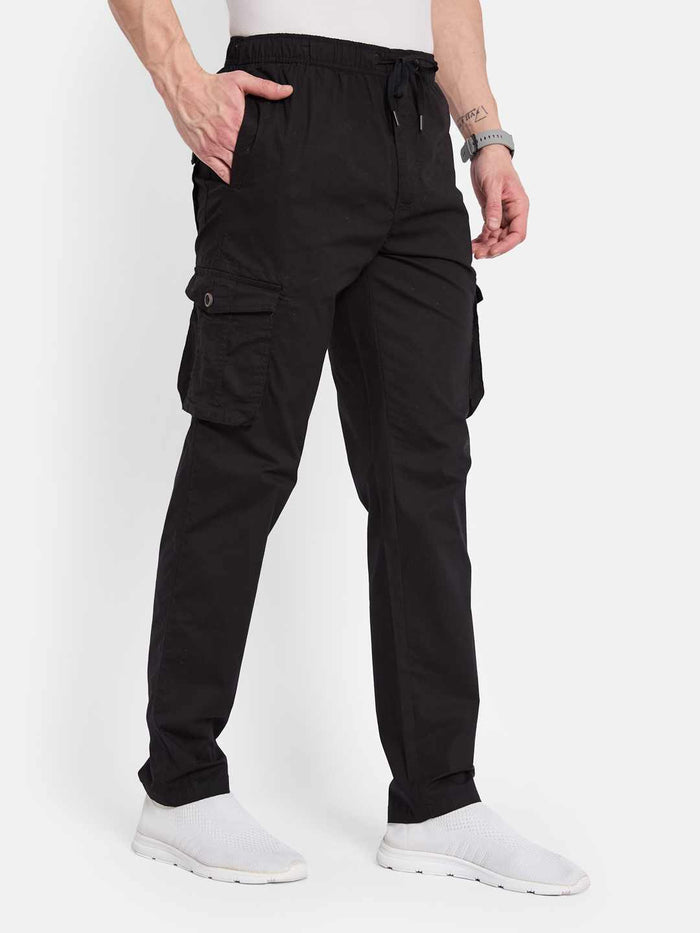 Octave Cotton Mid-Rise Trousers