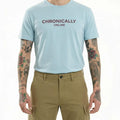 Octave Men Aqua Printed T-shirt