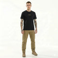 Octave Men Black Printed T-shirt