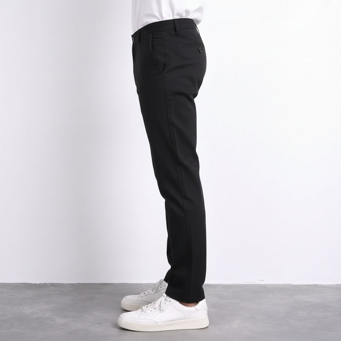 Octave Men Black Trousers