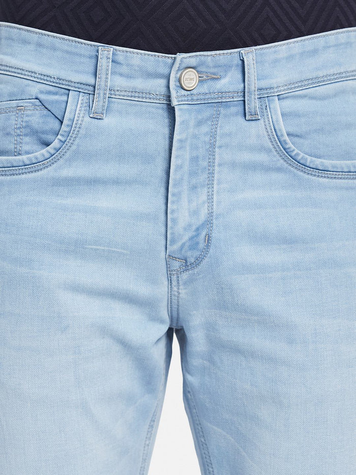 Octave Men Bootcut Light Fade Low-Rise Cotton Stretchable Jeans