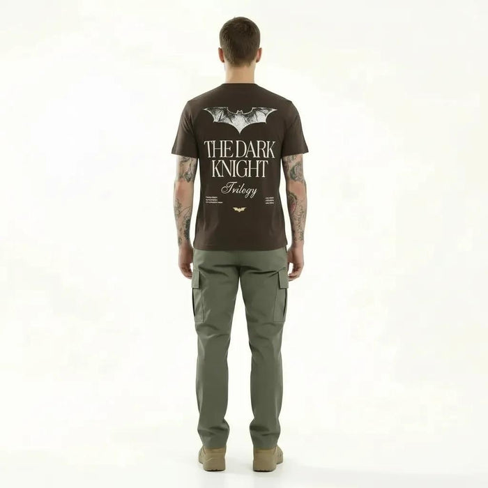 Octave Men Coffee Batman Printed T-shirt