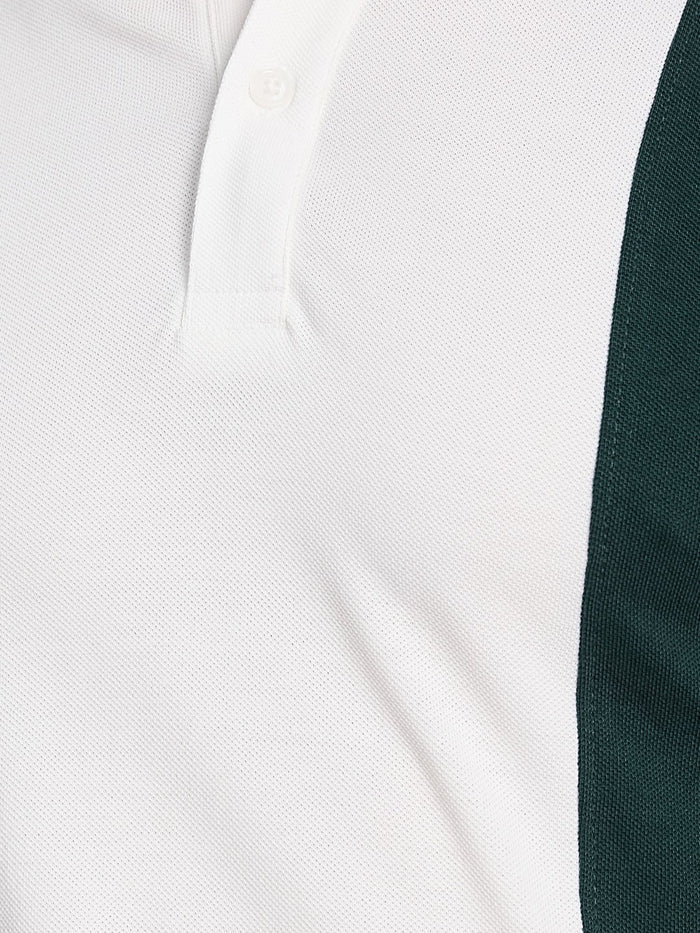 Octave Men Colourblocked Polo Collar T-shirt